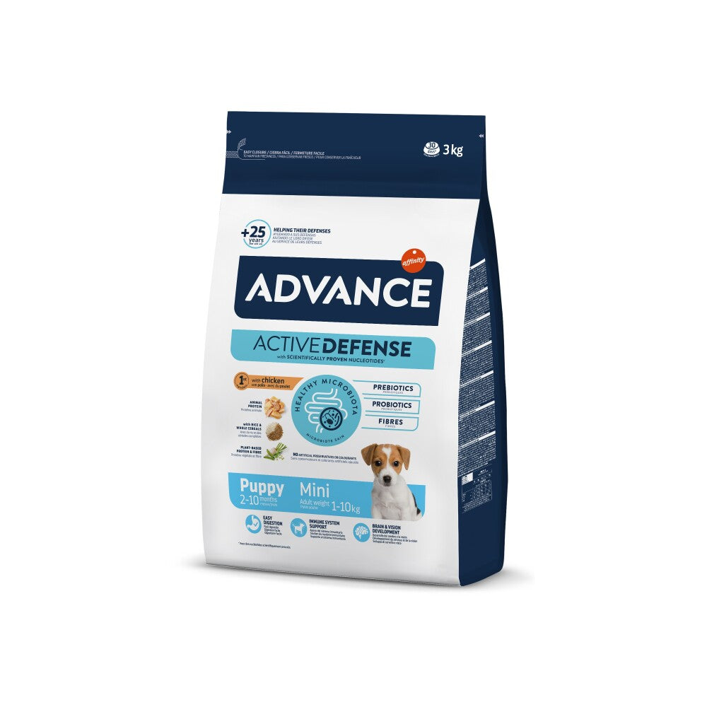 Advance Küçük Irk Yavru Tavuklu Köpek Maması 3 KG | SRC: Barcode: 8410650150130